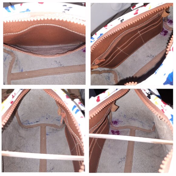 Dooney & Bourke Dipinta Inspired Hand Painted Vintage Speedy Style Bag - Picture 15 of 15